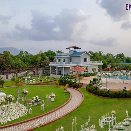 Ekostay Gold Palm Estate I Cricket Turf I Rain Dance I 2 Acre Property Karjat Dış mekan fotoğraf