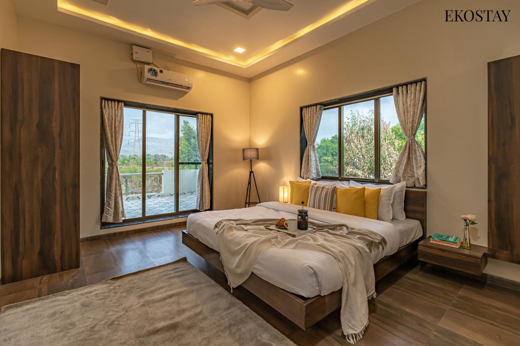 Ekostay Gold Palm Estate I Cricket Turf I Rain Dance I 2 Acre Property Karjat Dış mekan fotoğraf