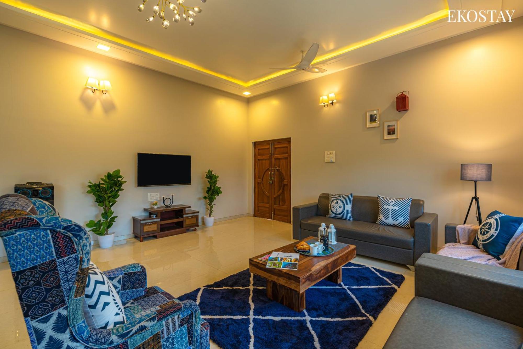 Ekostay Gold Palm Estate I Cricket Turf I Rain Dance I 2 Acre Property Karjat Dış mekan fotoğraf