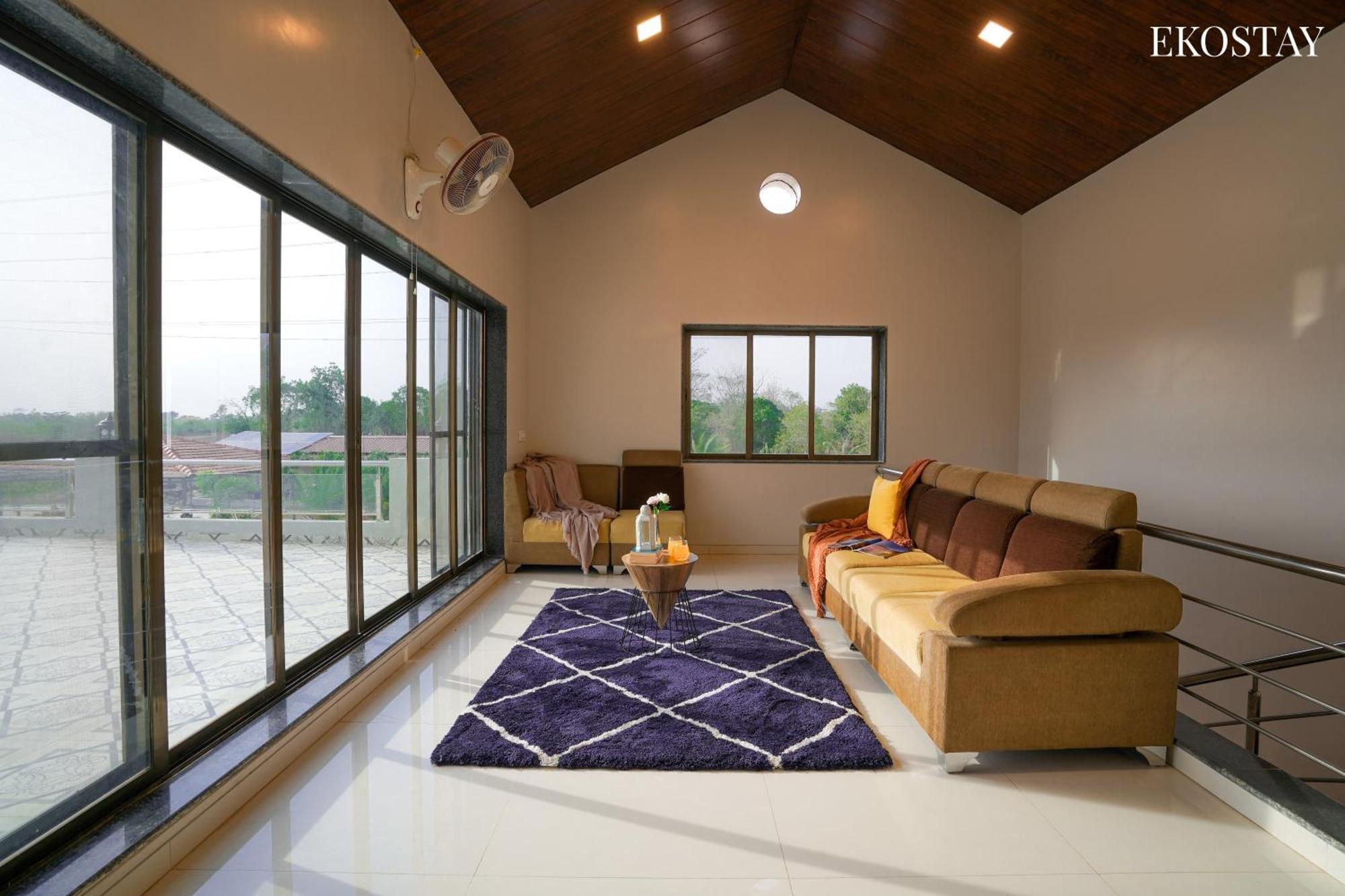 Ekostay Gold Palm Estate I Cricket Turf I Rain Dance I 2 Acre Property Karjat Dış mekan fotoğraf