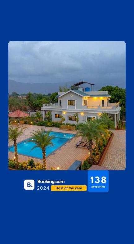 Ekostay Gold Palm Estate I Cricket Turf I Rain Dance I 2 Acre Property Karjat Dış mekan fotoğraf